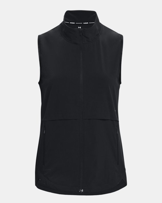 Women's ColdGear® Infrared Up The Pace Vest, Black, pdpMainDesktop image number 5
